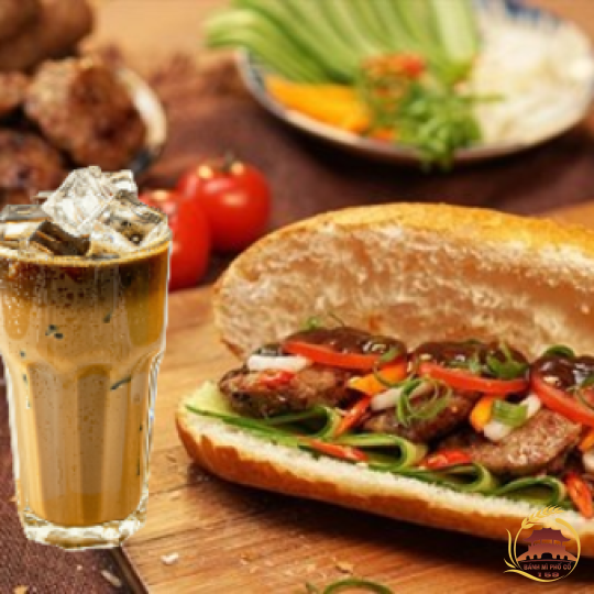 Combo 5: Bánh Mì Thịt Nguội+ Cafe Sữa Đá